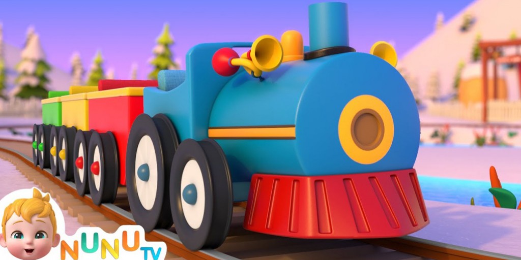 NuNu TV - Wheels On The Train Go Round And Round