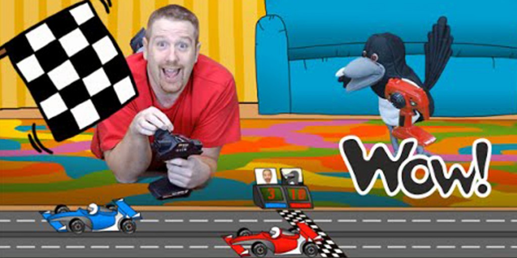 Steve and Maggie - Steve and.Maggie are playing.with Cars Toys