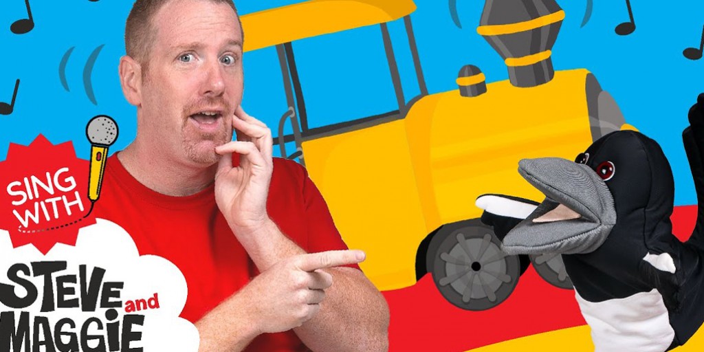 Steve and Maggie - Toy Train Story
